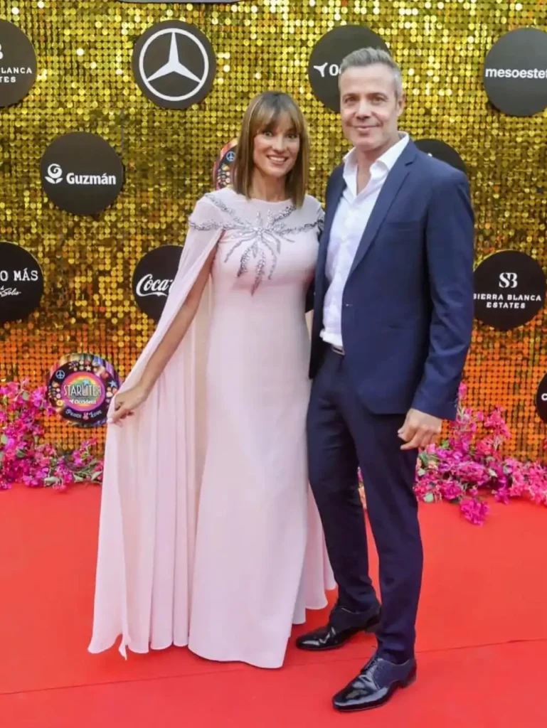 Irene Villa con vestido rosa de Sonia Peña en la Gala Starlite Occident